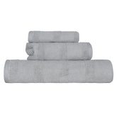 Roma Cotton Ribbed Textured Soft Absorbent 3 Piece Assorted Towel Set